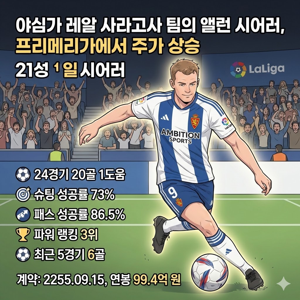 사라고사 돌풍!_시어러, 리그를 폭격하다